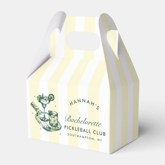 Laatste swing voor het Ring Pickleball Bach Weeken Bedankdoosjes (Voorkant Zijde)