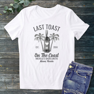 Laatste Toast Aan De Kust Bruid Van De Bachelorett Tri-Blend Shirt