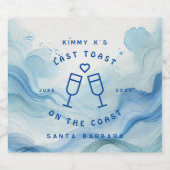 Laatste Toast Aan De Kust Mini Fles Etiket (Enkel label)