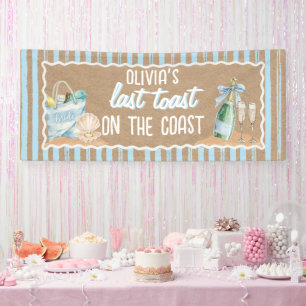 Laatste Toast, Kraft Kleurrijke Bruidsfeest Banner