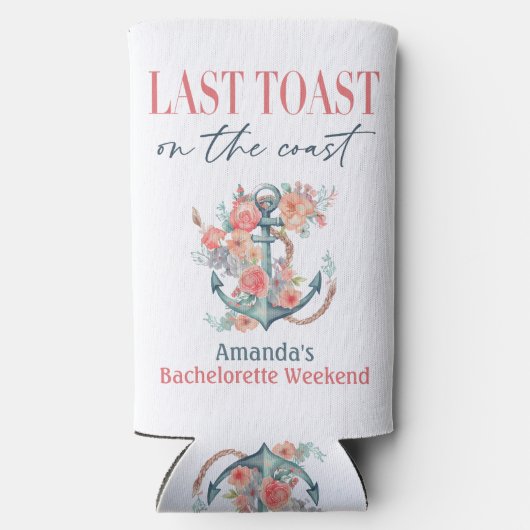 Laatste Toast Kust Bachelorette Weekend Decoratie (Achterkant)