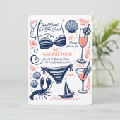 Laatste toast kust Bachelorette weekend Kaart (Staand voorkant)