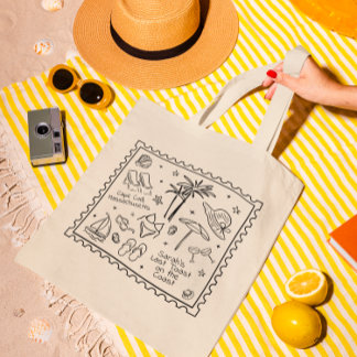 Laatste toast op de Coast Bachelorette Canvas tas