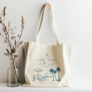Laatste toast op de Coast Bachelorette Canvas tas