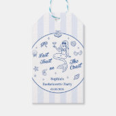 Laatste toast op de Coast Bachelorette Weekend Cadeaulabel (Voorkant)