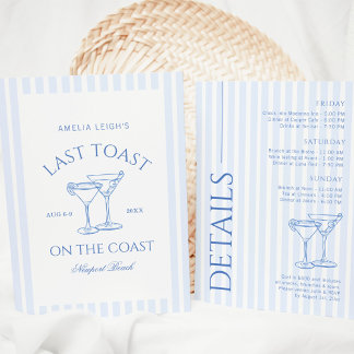 Laatste toast op de Coast Bachelorette Weekend Kaart