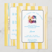 Laatste toast op de Coast Bachelorette Weekend Kaart (Voorkant / Achterkant)