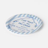 Laatste toast op de Coast Bachelorette Weekend Papieren Bordje (Gekanteld)