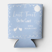 Laatste Toast op de Coast Bachelorette Weekend Par Blikjeskoeler (Voorkant)