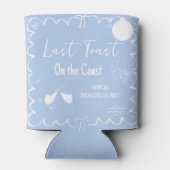 Laatste Toast op de Coast Bachelorette Weekend Par Blikjeskoeler (Achterkant)