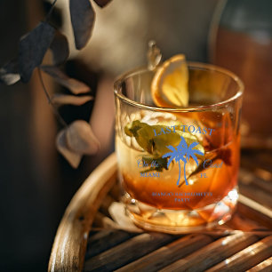 Laatste Toast op de Coast Bachelorette Weekend Par Whisky Glas