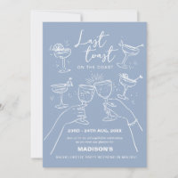 Laatste Toast op de Coast Beach Bachelorette Weeke