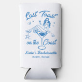 Laatste Toast op de Coast Beach Blue Bachelorette (Voorkant)