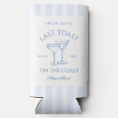 Laatste Toast op de Coast Beach Blue Bachelorette (Achterkant)