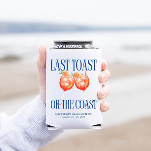 Laatste toast op de kust Aperol Spritz vrijgezelle Blikjeskoeler