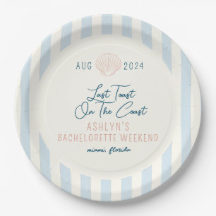 Laatste Toast Op De Kust Bachelorette Papieren Bor Bordje