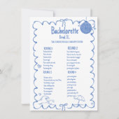 Laatste Toast op de kust bachelorette spel Kaart (Voorkant)