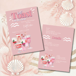 Laatste toast op de kust Bachelorette weekend Kaart