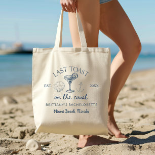 Laatste Toast Op De Kust Beach Bachelorette Party Tote Bag