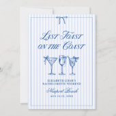 Laatste toast op de kust Elegante Hand getrokken B Kaart (Voorkant)