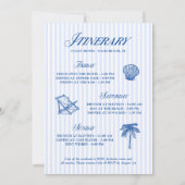 Laatste toast op de kust Elegante Hand getrokken B Kaart (Achterkant)