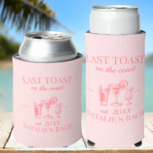 Laatste toast op de kust strand vrijgezellenfeest