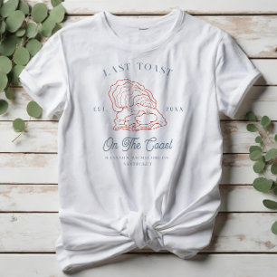 Laatste toast op de kust vrijgezellenfeest  t-shirt