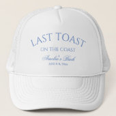 Laatste toast op de kustbachelorette trucker pet (Voorkant)