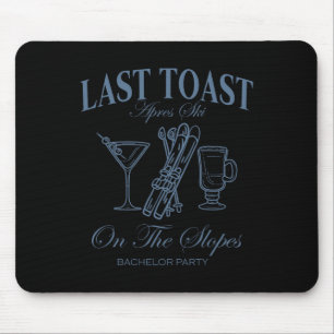 Laatste toast op de pistes Chelor skiën bruids dee Muismat