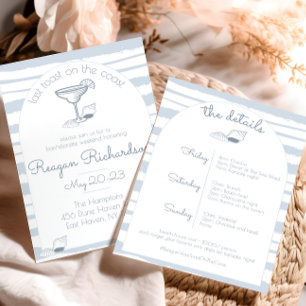 Laatste toast op het strand Bachelorette-weekend a Kaart