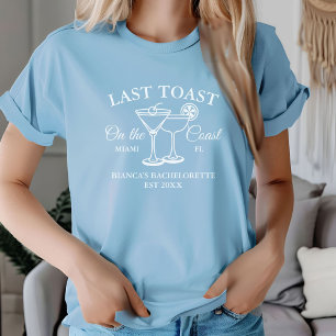 Laatste toast op het strand Bruidsmeisjesfeest  T-shirt