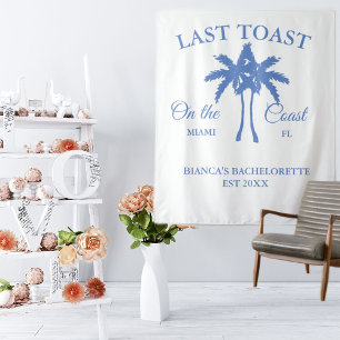 Laatste toast op het strand Bruidsmeisjesfeest Wandkleed