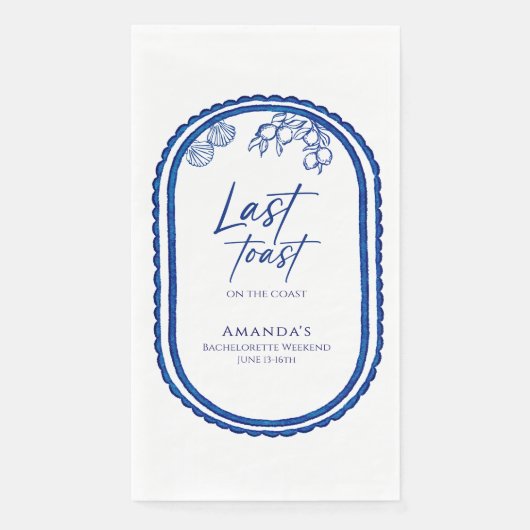 Laatste toast op het strand van Bechelorette weeke Servet (Voorkant)