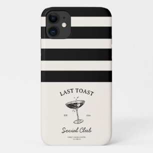 Laatste toast Social Club vrijgezellenfeest Merch iPhone 11 Hoesje