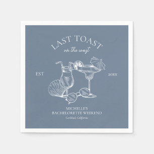 Laatste toost op het Coast Bachelorette Party Servet