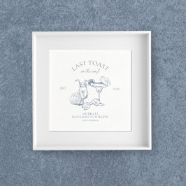 Laatste toost op het Coast Bachelorette Party Servet