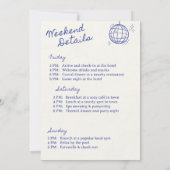 Laatste toost op het Coast Bachelorette Weekend Pa Kaart (Achterkant)