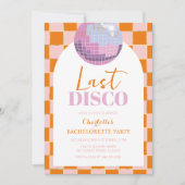 Laatste uitnodiging van Disco Bachelorette Party (Voorkant)
