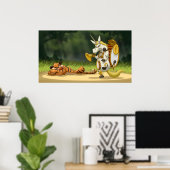 Laatste Unicorn-Poster Poster (Thuiskantoor)