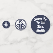 Laatste vaart voor de sluier Confetti (Achterkanten)