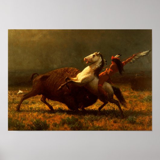 Laatste van de Buffalo Hunt Poster (Voorkant)