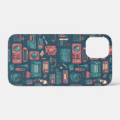 Laatste van het verleden: Tech van 80 Case-Mate iPhone Case (Achterkant (horizontaal))