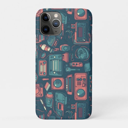 Laatste van het verleden: Tech van 80 Case-Mate iPhone Case (Achterkant)