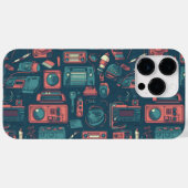 Laatste van het verleden: Tech van 80 Case-Mate iPhone Case (Achterkant (horizontaal))