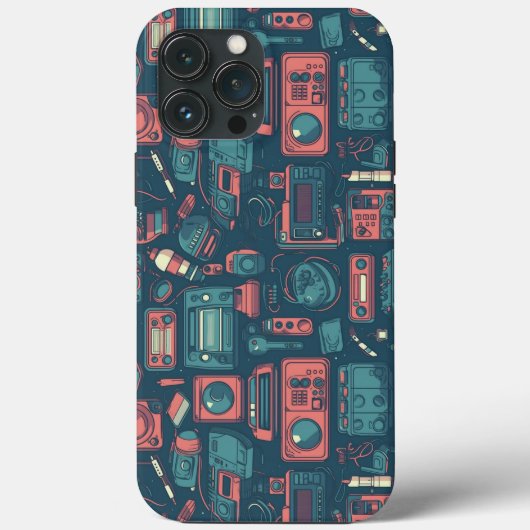 Laatste van het verleden: Tech van 80 Case-Mate iPhone Case (Achterkant)