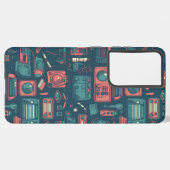 Laatste van het verleden: Tech van 80 Samsung Galaxy Hoesje (Linkerkant)