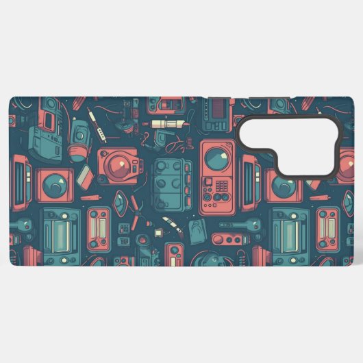 Laatste van het verleden: Tech van 80 Samsung Galaxy Hoesje (Achterkant horizontaal)