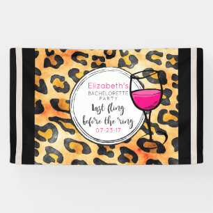 Laatste vlucht voor Ring Wild Bachelorette Party Spandoek