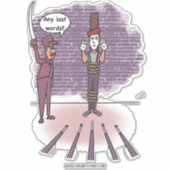 Laatste woorden Custom Cut Sticker (Voorkant)