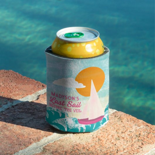 Laatste Zeil Voor De Veil Zeilboot Bachelorette Blikjeskoeler (Insitu Zwembad)